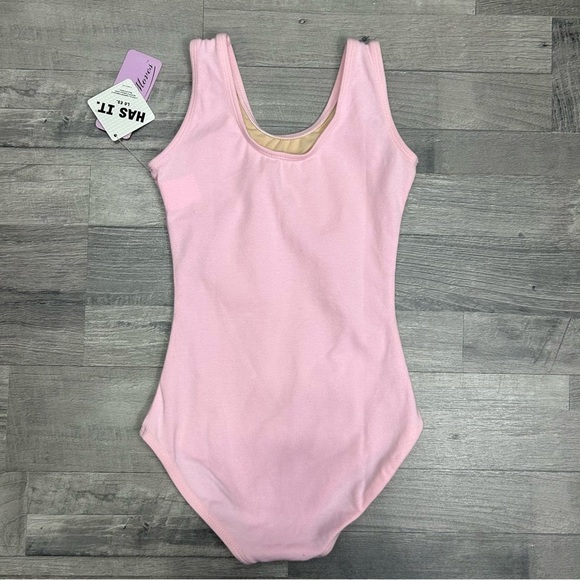 Basic Moves Toddler Girls Pink Leotard 8/10 - Picture 6 of 6
